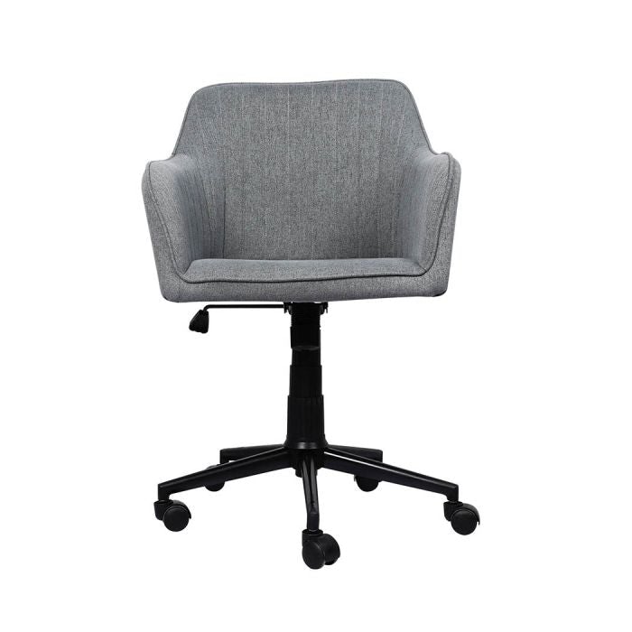 Office Chair Fabric Computer Gaming Chairs Executive Adjustable- Grey