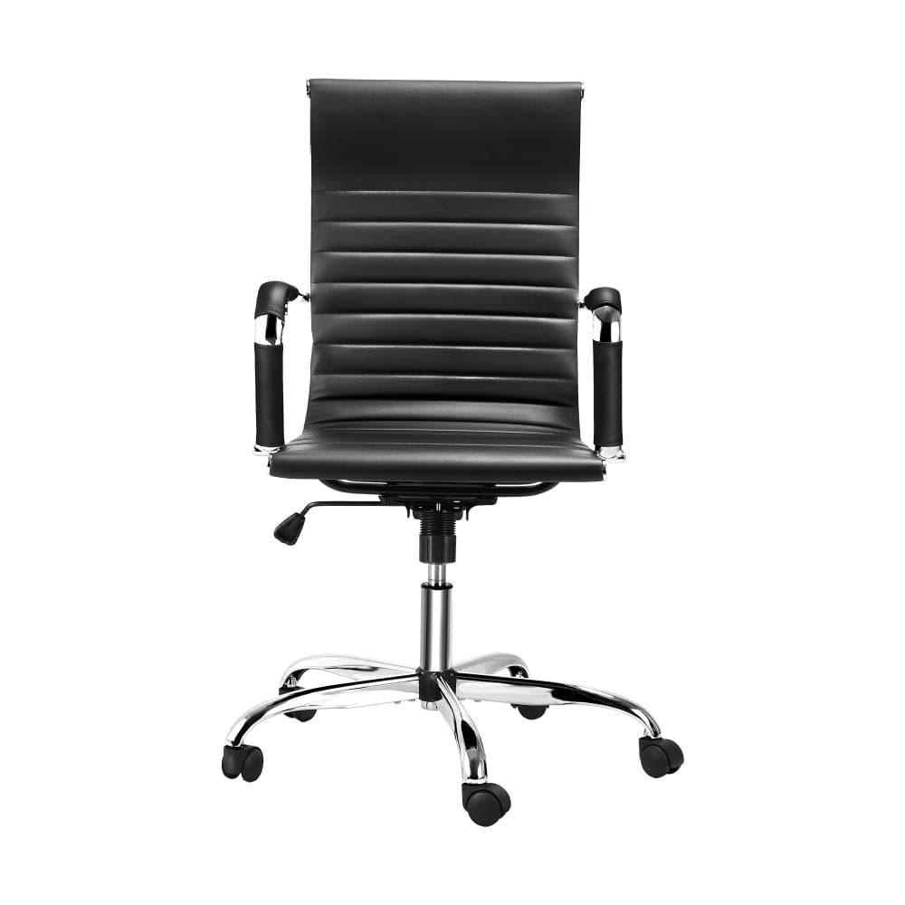 Office Chair Gaming Chair Executive Computer Chairs PU Leather Black