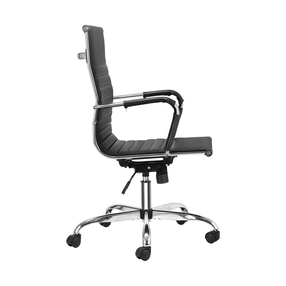 Office Chair Gaming Chair Executive Computer Chairs PU Leather Black