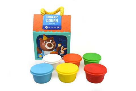 Organic Dough - 6 Colours Craft Kit