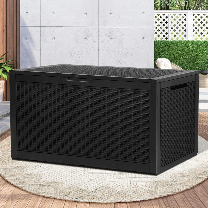 Outdoor Storage Box Cabinet Garden Bench Toys Tool Storage Sheds 380L | Outdoor Storage Box - photo 6