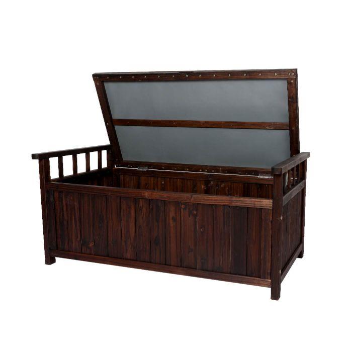 Storage & Organisation - Outdoor Storage Box Garden Bench Tool Toy Chest Furniture Container Shed