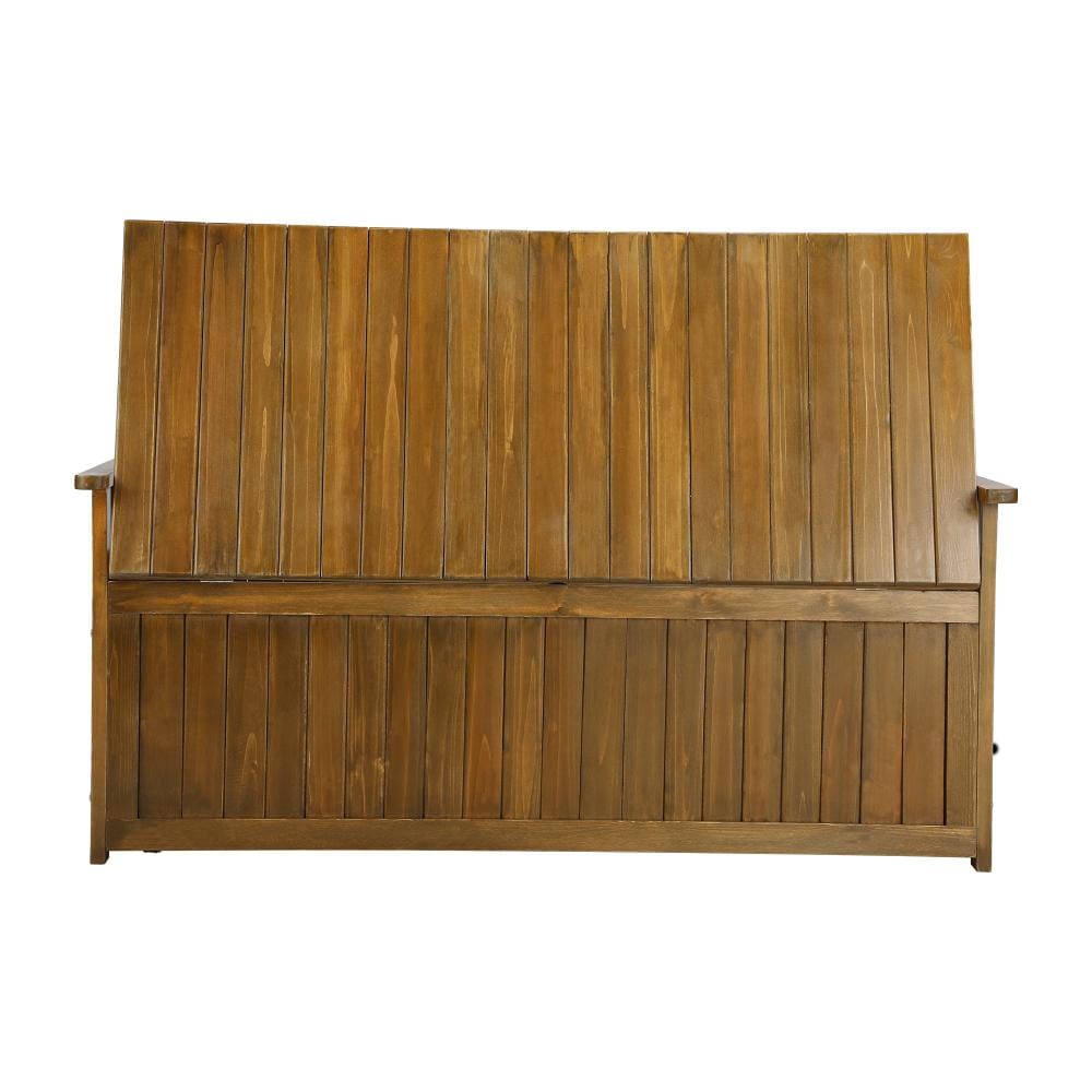 Outdoor Storage Box Garden Bench Wooden Chest Tool Container Cabinet XL