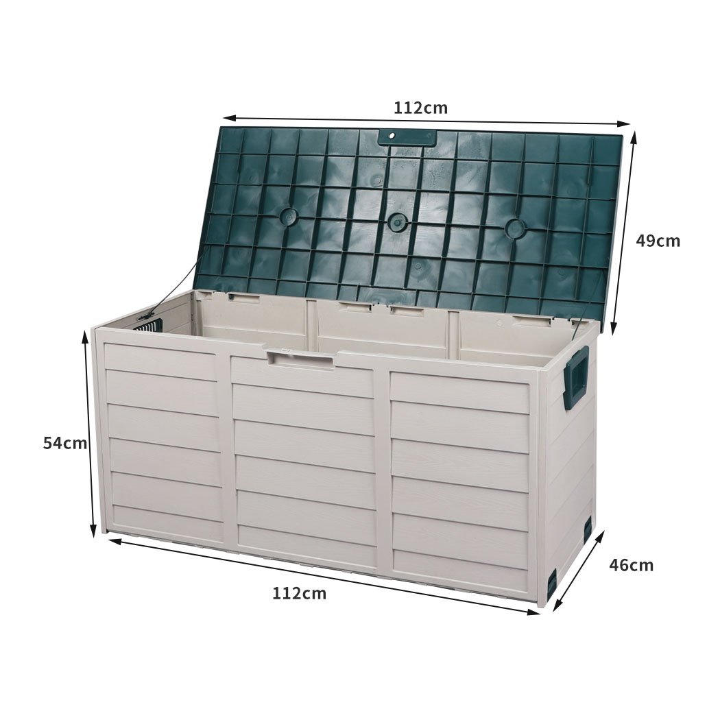 Garden / Agriculture Outdoor Storage Box Garden Lockable Toys Tools Container Waterproof Indoor 290L