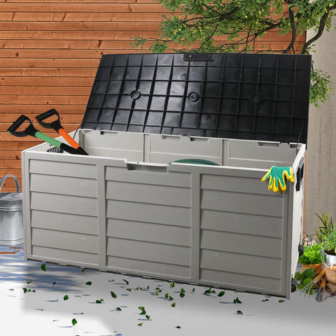 Garden / Agriculture Outdoor Storage Box Garden Lockable Toys Tools Container Waterproof Indoor 290L