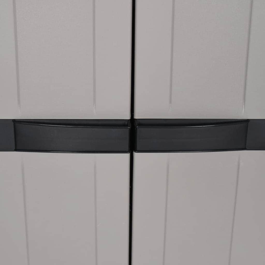 Outdoor Storage Grey and Black Cabinet