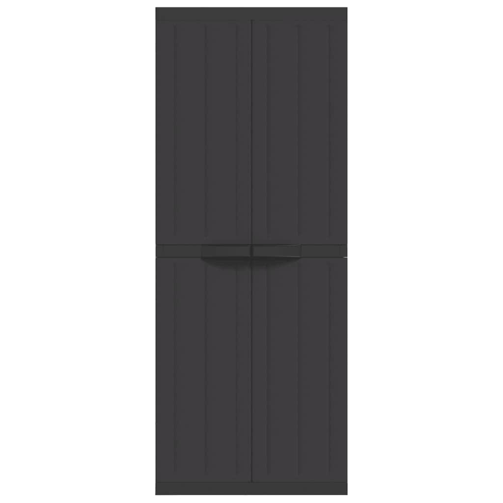 Outdoor Storage Grey and Black Cabinet