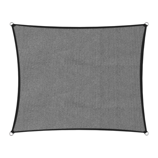 Outdoor Sun Shade Sail Canopy Grey Rectangle 2 x 2.5M