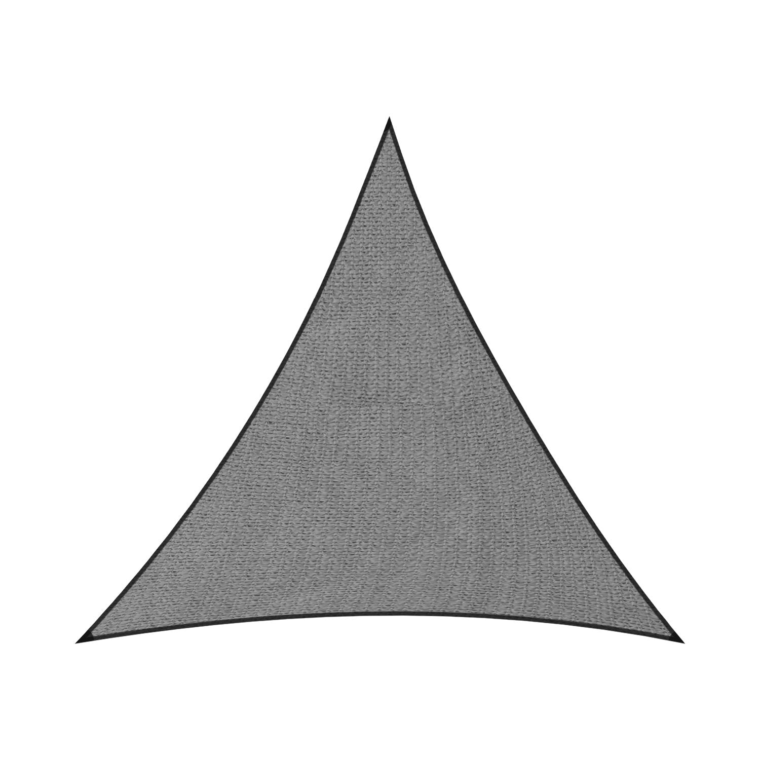 Outdoor Sun Shade Sail Canopy Grey Triangle 5M