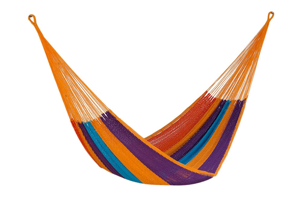 Jumbo Size Outdoor Cotton Mexican Hammock in Alegra Colour