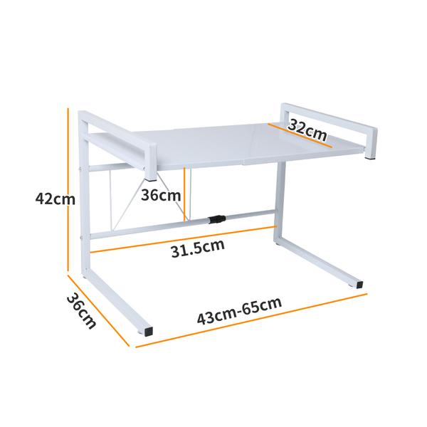 kitchen supplies Microwave Oven Shelf Kitchen Organiser White
