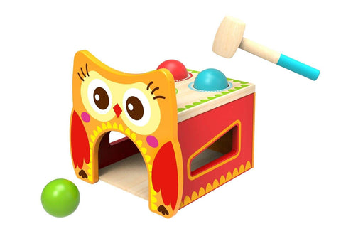 toys for infant Owl Pound Bench