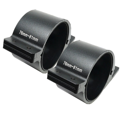 Other Tools PAIR 3" Bullbar Mounting Bracket Clamp LED Light Bar HID ARB MOUNT UHF 76 81mm