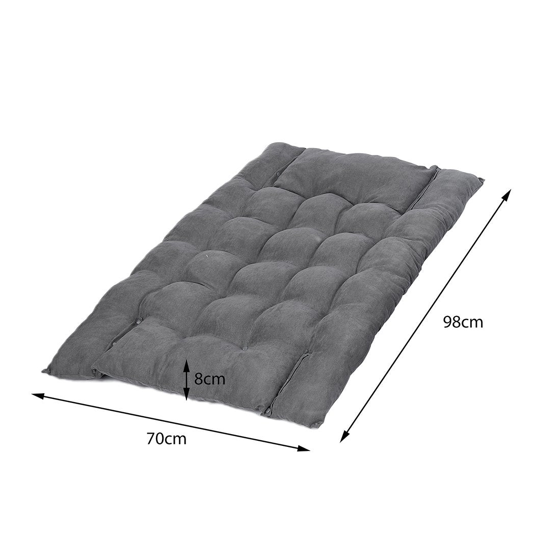 Pet Bed Pet Bed 2 Way Use Dog Cat Soft Warm Calming Mat Grey L