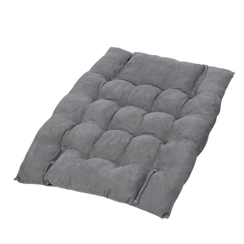 Pet Bed 2 Way Use Dog Cat Soft Warm Calming Mat Grey M