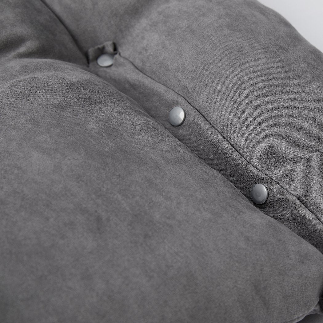 Pet Bed Pet Bed 2 Way Use Dog Cat Soft Warm Calming Mat Grey XL