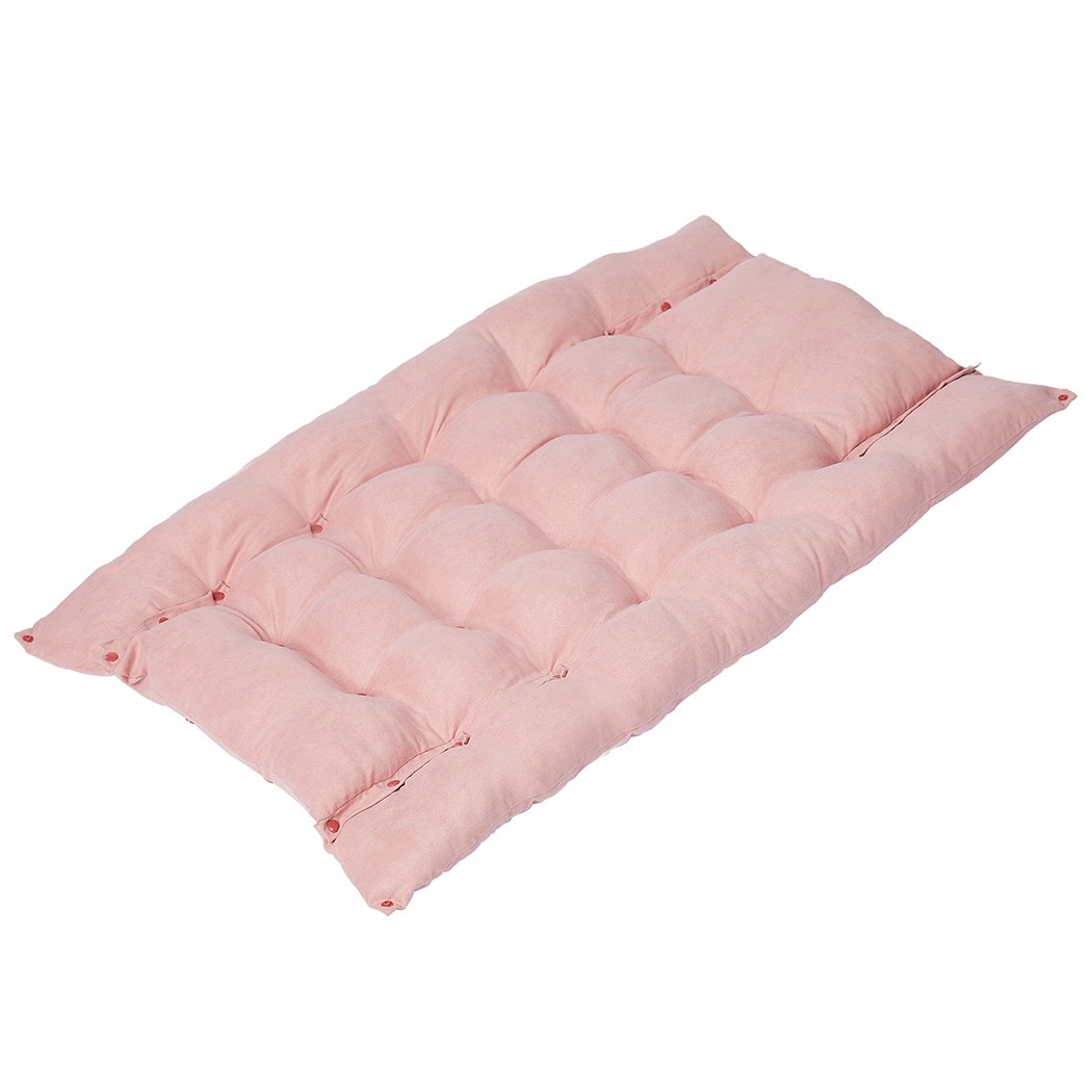 Pet Bed Pet Bed 2 Way Use Dog Cat Soft Warm Calming Mat Pink L