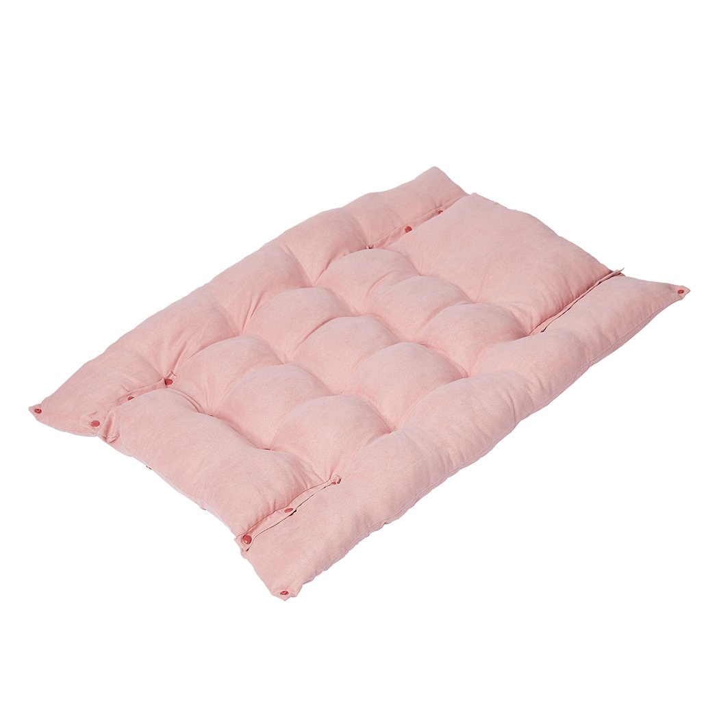 Pet Bed Pet Bed 2 Way Use Dog Cat Soft Warm Calming Mat Pink M