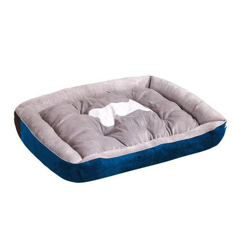 pet products Pet Bed Dog Beds Bedding Mattress Mat Cushion Soft Pad Pads Mats L Navy
