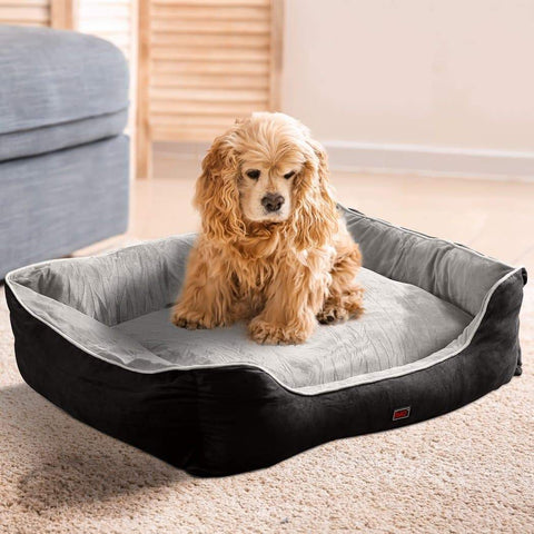 pet products Pet Bed Mattress Cushion Soft Warm Washable M Grey