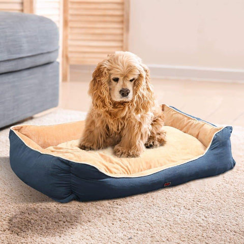 pet products Pet Bed Mattress Cushion Washable L Blue