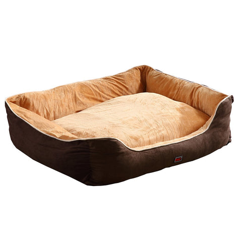 Pet Bed Mattress Cushion Washable L Brown