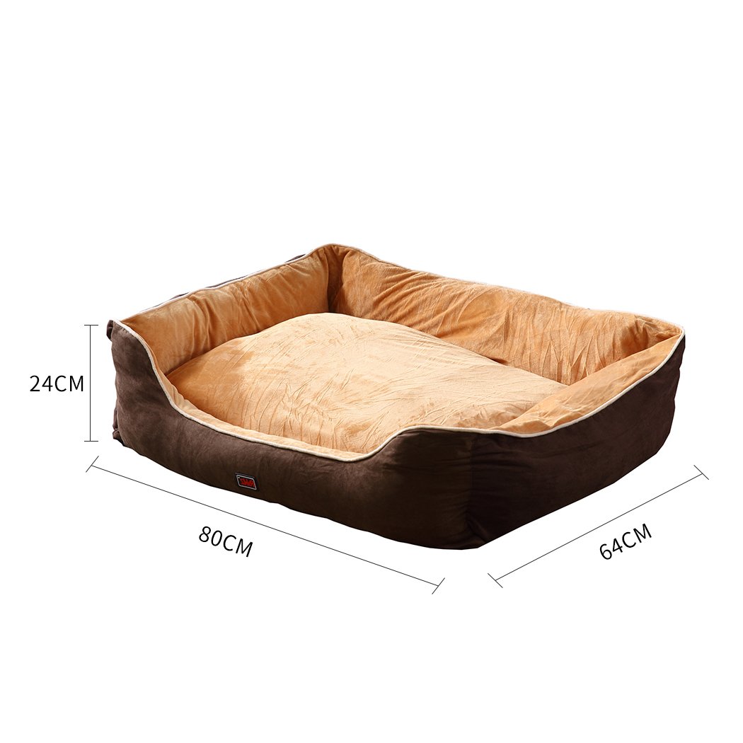 Pet Products Pet Bed Mattress Cushion Washable L Brown