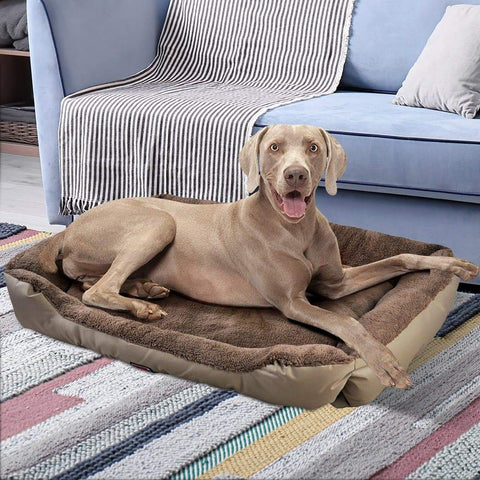 pet products Pet Bed Mattress Dog Cat Pad Mat Cushion Soft Winter Warm 2X Large Cream