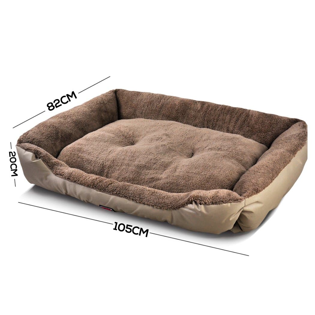 pet products Pet Bed Mattress Dog Cat Pad Mat Cushion Soft Winter Warm 2X Large Cream