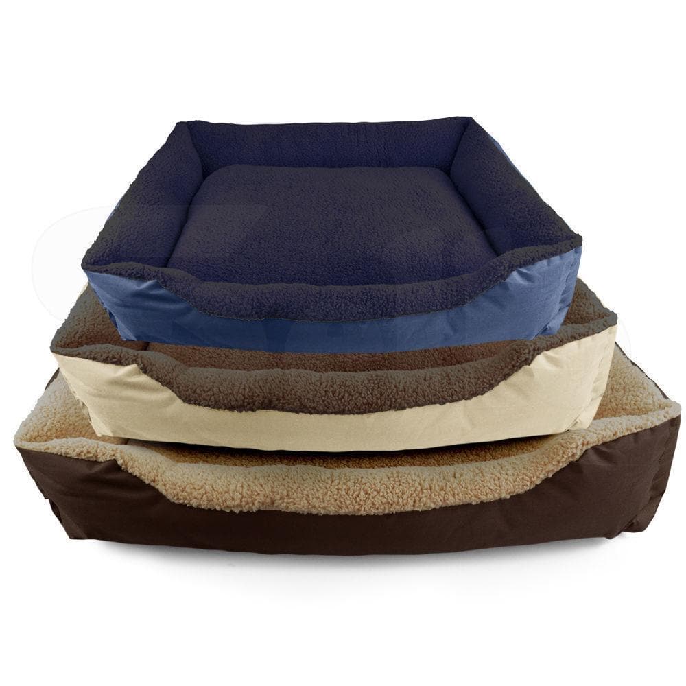 pet products Pet Bed Mattress Dog Cat Pad Mat Cushion Soft Winter Warm Large Blue