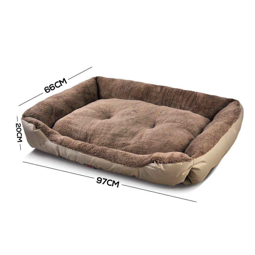 pet products Pet Bed Mattress Dog Cat Pad Mat Cushion Soft Winter Warm X Large Cream