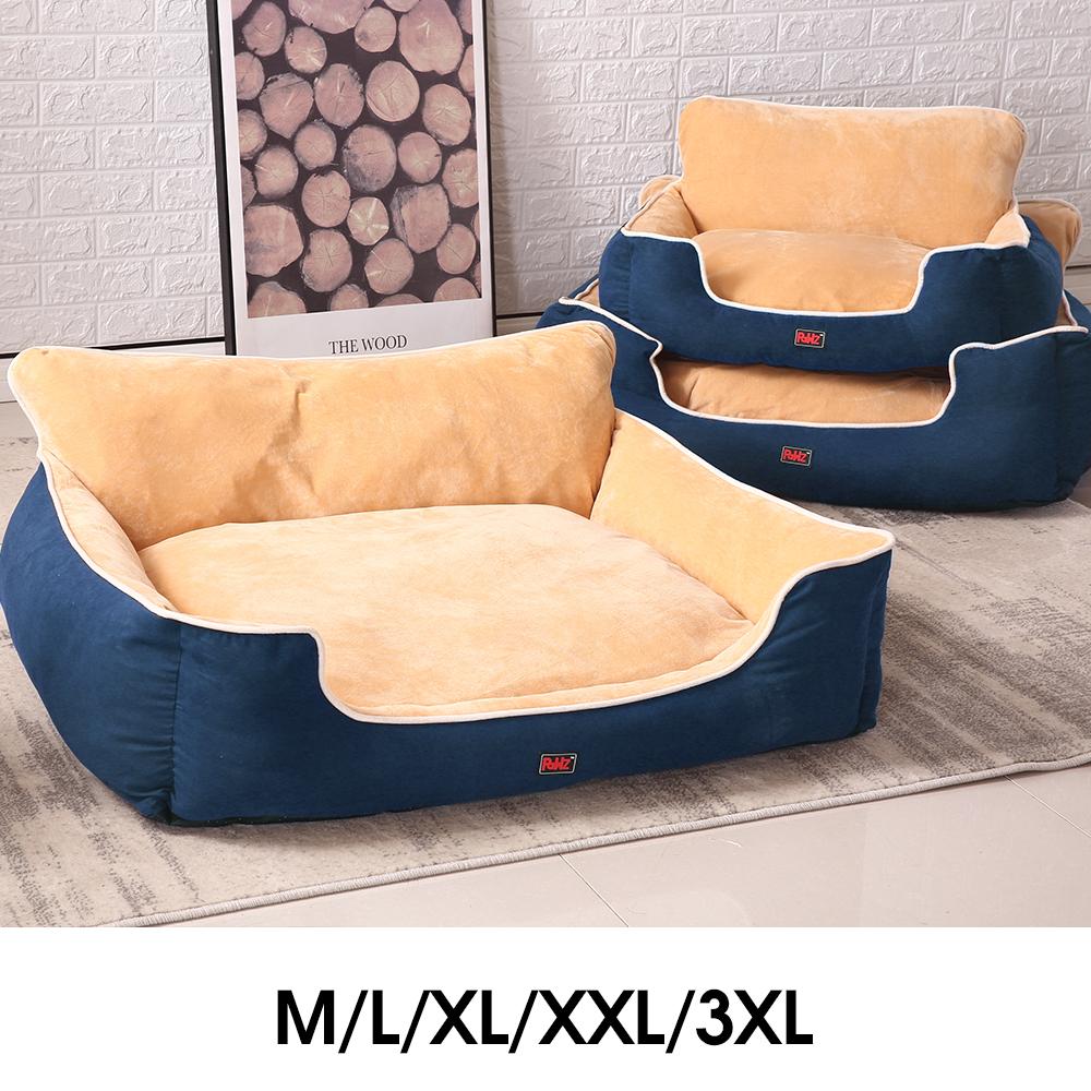 pet products Pet Bed Pad Soft Plush Pillow Mat Blue Xl