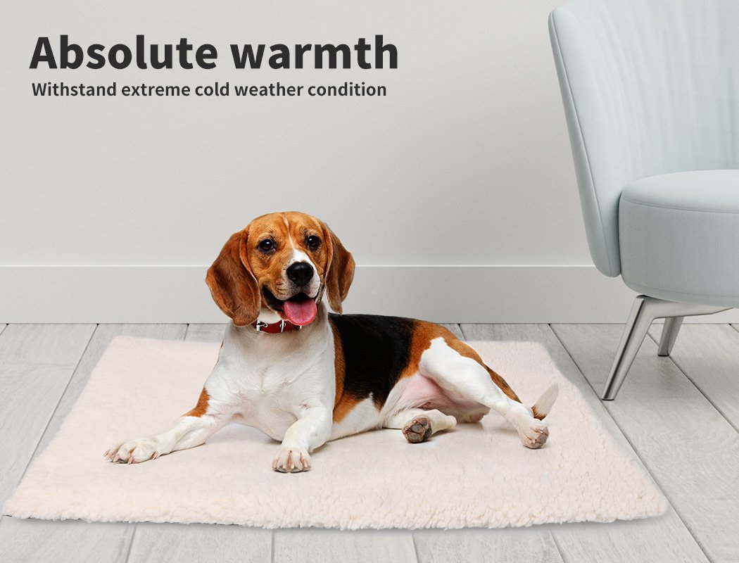 pet products Pet Bed Pad Soft Plush Pillow Mat L