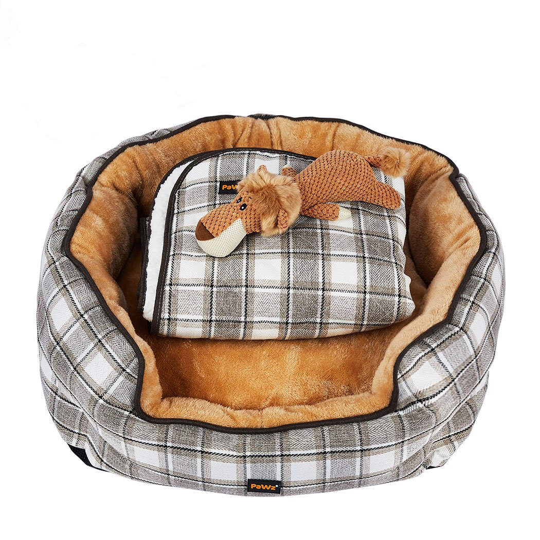 Pet Bed Set Pet Bed Set Dog Cat Quilted Blanket L