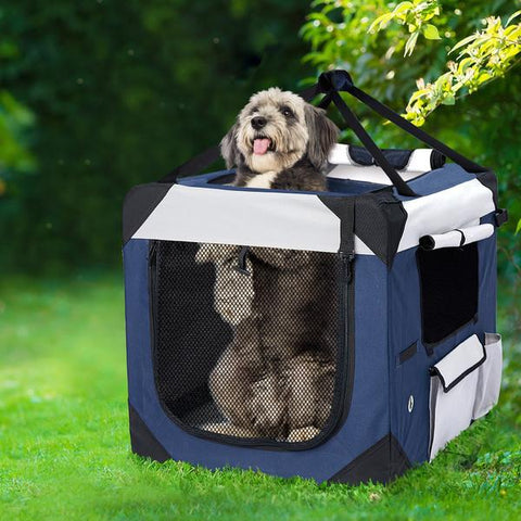 pet products Pet Carrier Outdoor Travel Hand Portable Crate L