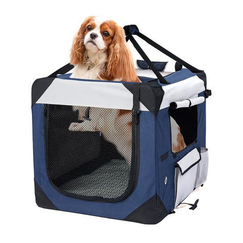Pet Carrier Outdoor Travel Hand Portable Crate XL