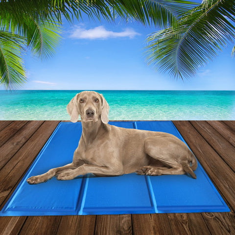 pet products Pet Cooling Mat Gel Mats Bed Cool Pad Puppy Cat Non-Toxic Beds Summer Pads 90x50