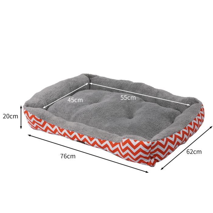 Pet Dog Cat Bed Deluxe Soft Cushion Lining Warm Kennel L