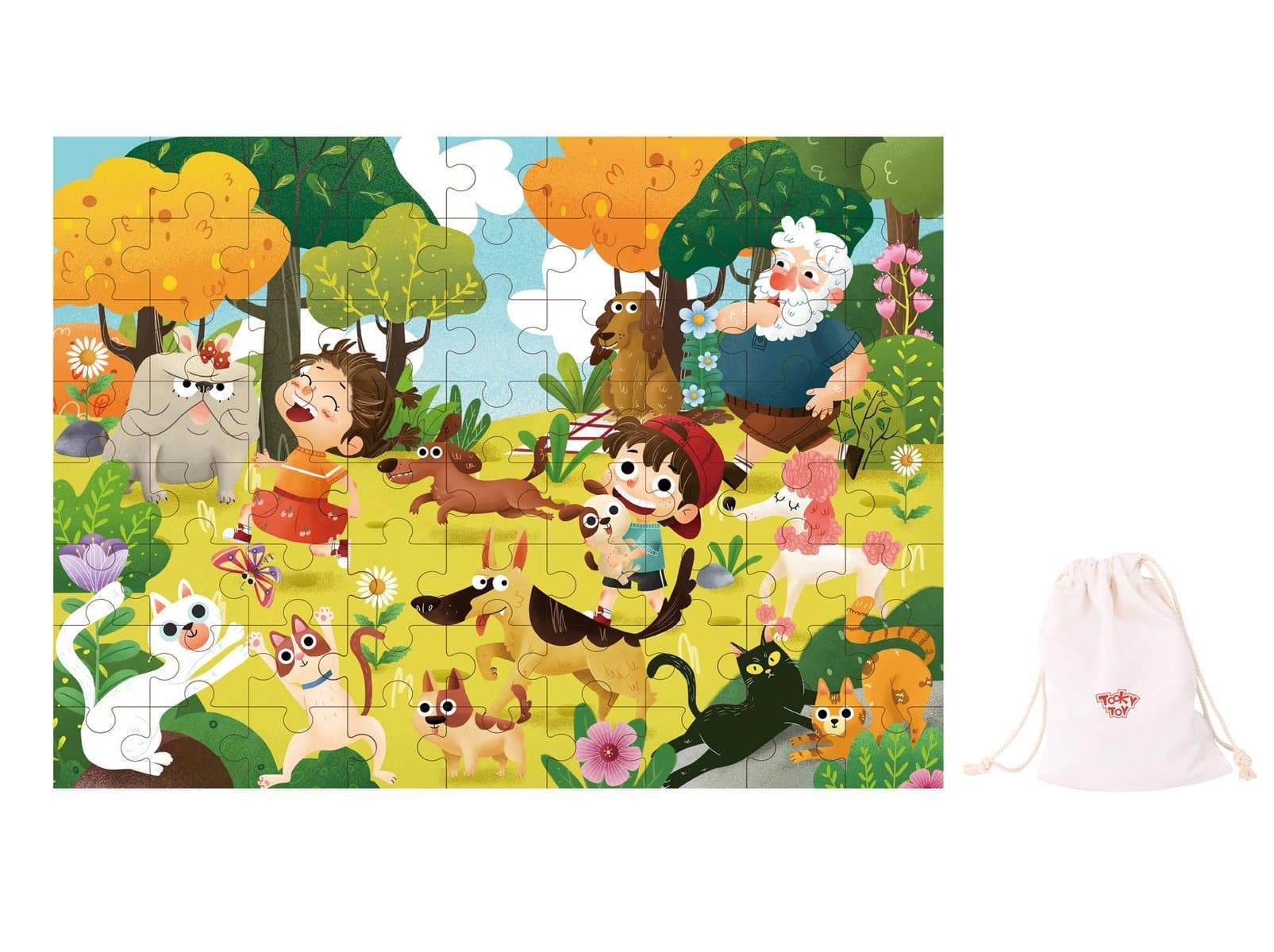 toys for infant Pet Park Jigsaw Puzzle 72Pcs