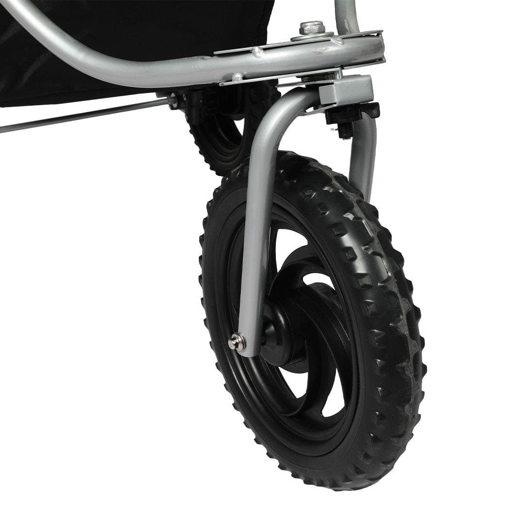 Pet Stroller Pram Dog Carrier Trailer Strollers 3 Wheels Foldable Large
