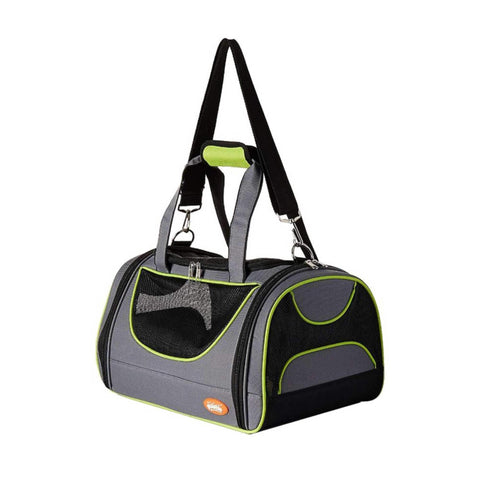 Pet Travel Bag Dog Cat Puppy Portable Foldable Carrier Small Shoulder Green Cage