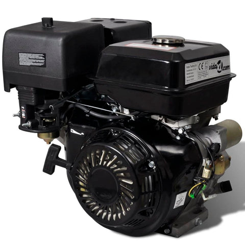vidaxl45- Petrol Engine 15 HP 9.6 kW Black