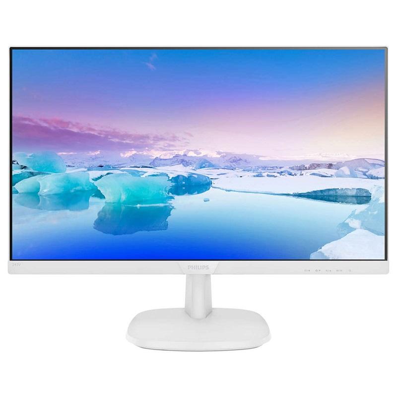 24" Monitor Philips 23.8" IPS White monitor HDMI DVI VGA SPK