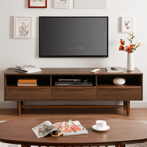 Pierre Walnut Tv Unit