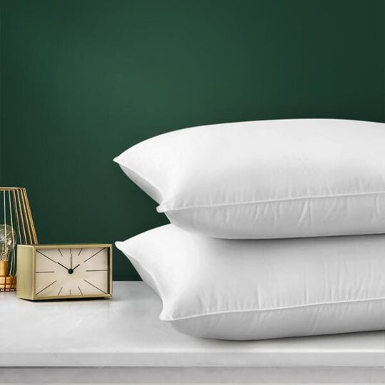 Pillow Goose and Duck Feather Down Standard Pillows Cotton