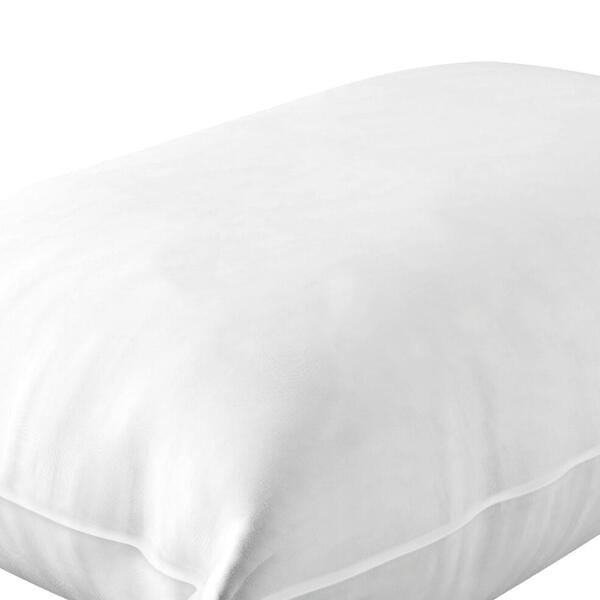 Pillow Goose and Duck Feather Down Standard Pillows Cotton Cover - Twin Pack