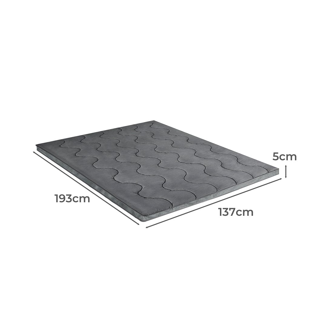 Pillowtop Mattress Topper Protector Bed Luxury Mat Pad Home Q/D/Ks Cover