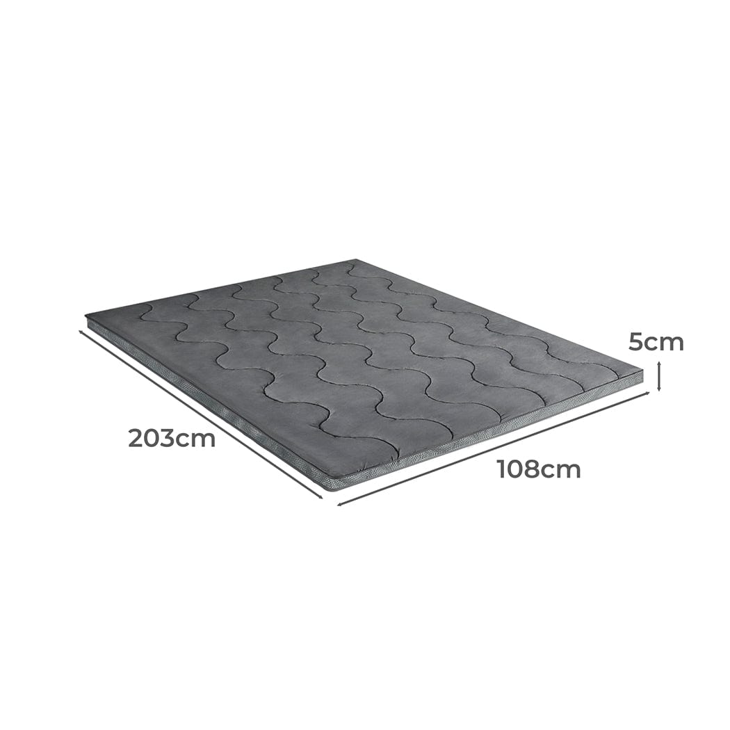 Pillowtop Mattress Topper Protector Bed Luxury Mat Pad Home Queen/King Single Cover