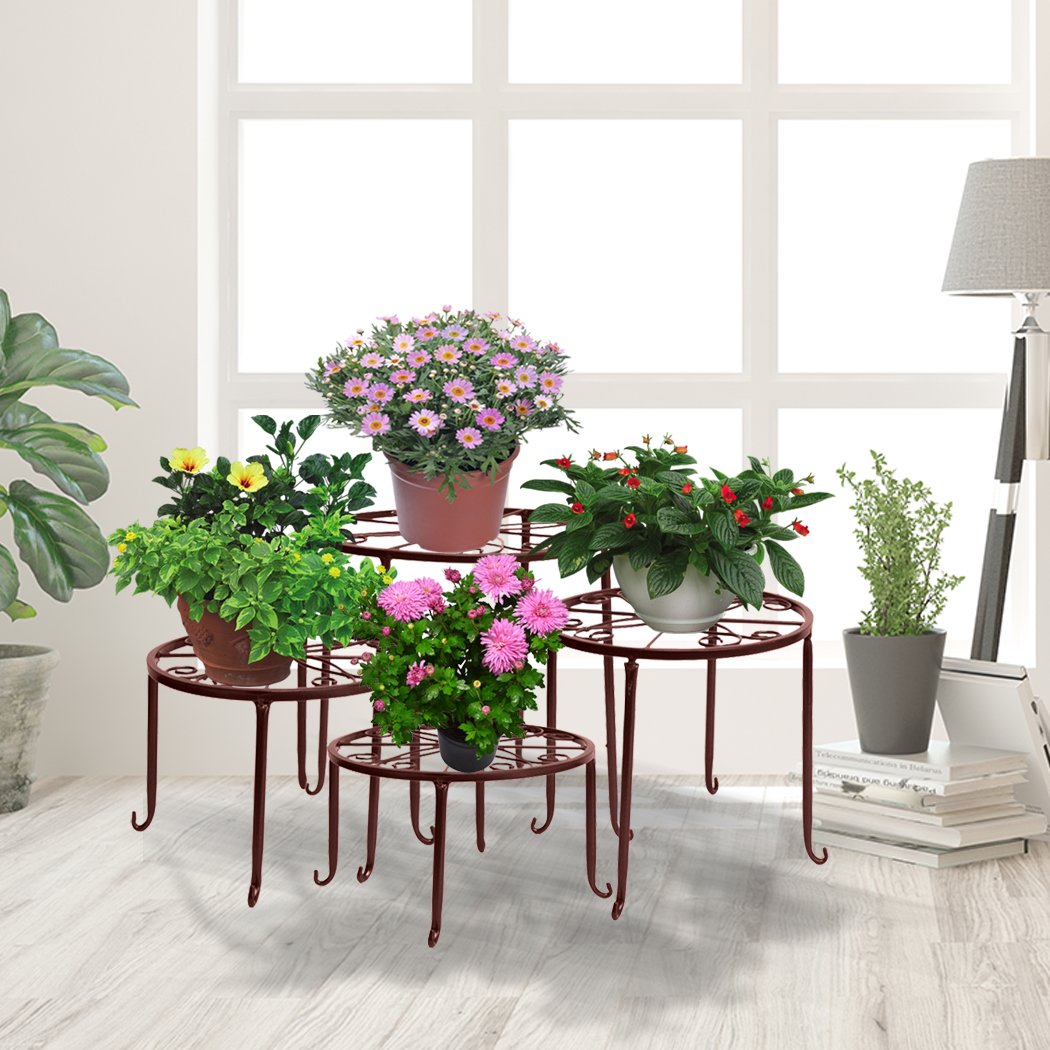 garden / agriculture Plant Stand Outdoor Indoor Metal Flower Pots Rack