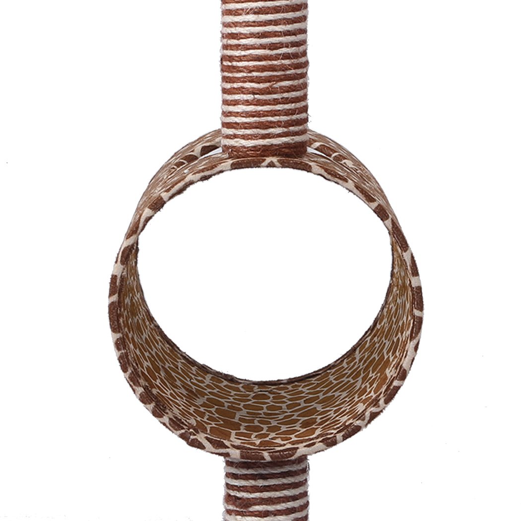 Cat Tree Play Pet Activity Kitty Bed-Beige